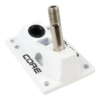Core Trucks 6-Hole Baseplates Hollow Kingpin White with 95A Bushings (2-Pack)