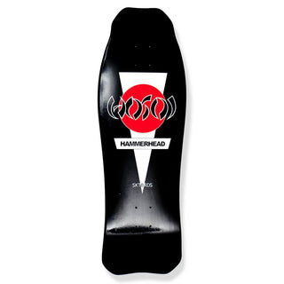 Hosoi Skateboard Deck Hammerhead Double Kick Black 10.25" x 31" Old School