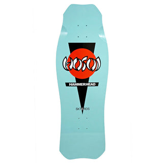 Hosoi Skateboard Deck OG Hammerhead Turquoise 10.5" x 31" Old School