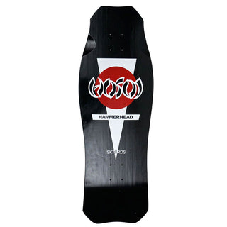 Hosoi Skateboard Complete OG Hammerhead Black 10.5" x 31" Old School