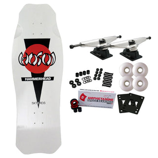 Hosoi Skateboard Complete OG Hammerhead White 10.5" x 31" Old School
