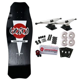 Hosoi Skateboard Complete OG Hammerhead Black 10.5" x 31" Old School
