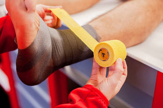 Howies Hockey Athletic Pro Grade Sports Pre-Wrap Tape - 3 Rolls - Orange