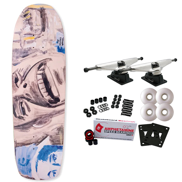 スケートボード Heated wheel Funny you say 9.5 The Heated Wheel Skateboard Complete Funny You Say 9.5