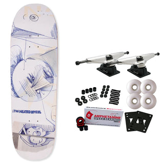 The Heated Wheel Skateboard Complete Gary's Right (Slick) 9.25" x 32"