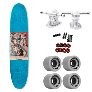 The Heated Wheel Skateboard Complete Queensland Polarizer Retro Cruiser