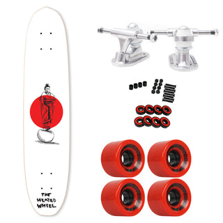 The Heated Wheel Skateboard Complete Kimono Polarizer Retro Cruiser