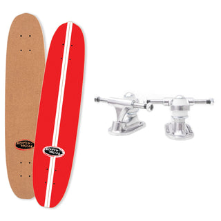 The Heated Wheel Skateboard Deck Baja Cork Top Polarizer with Trucks Included