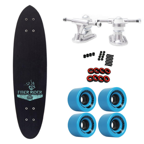 The Heated Wheel Skateboard Complete Fiber Rider Polarizer Retro