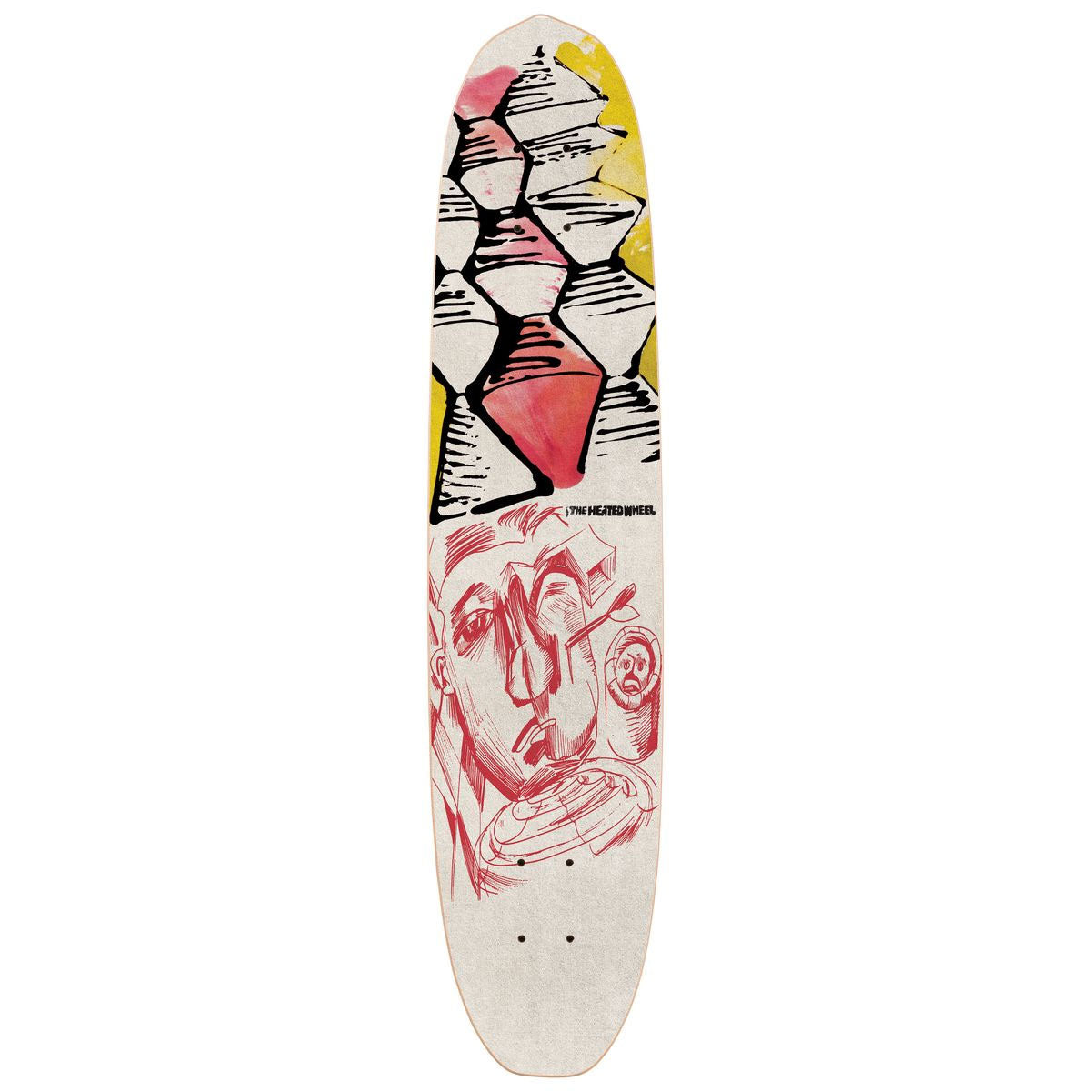 スケートボード Heated wheel polarizer Amazon.com : The Heated Wheel Skateboard Deck Team Polarizer