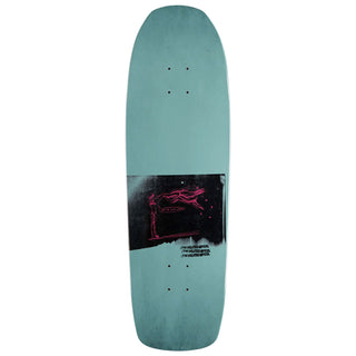 The Heated Wheel Skateboard Deck Bugs Be Gone Mint 9.5" x 32"