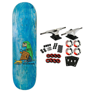 The Heated Wheel Skateboard Complete Rex Man Kids Assorted 7.75" x 28.75"