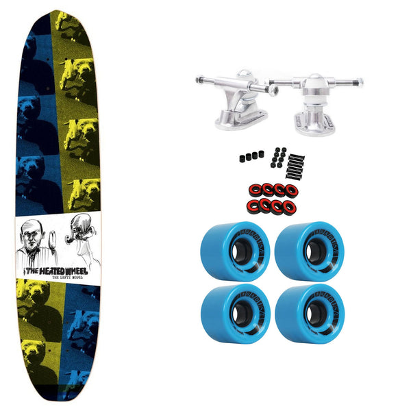 The Heated Wheel Skateboard Complete Lefty Polarizer Retro
