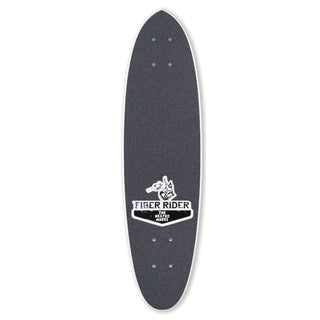 The Heated Wheel Skateboard Deck Peter Hewitt Fiber Rider Retro Cruiser