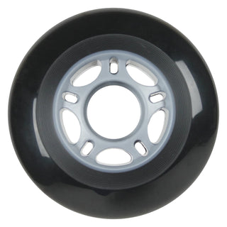 Player's Choice Roller Hockey Wheels - 5-Spoke Hub 68/72 Youth HiLo 82A Black (8-Pack)