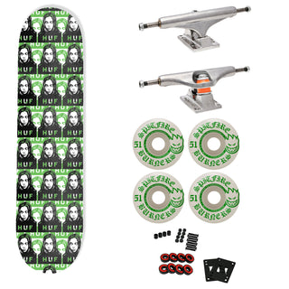 Huf Premium Skateboard with Indy Trucks, Spitfire Wheels 8.25" XGirl