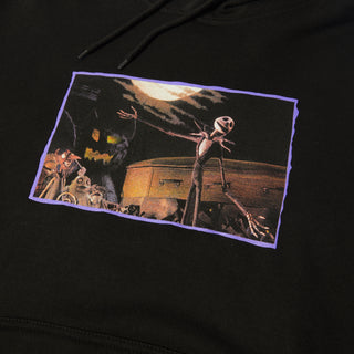 Huf X Nightmare Before Christmas Hoody Jack Town Meeting Black