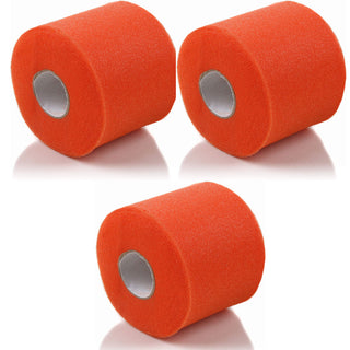 Howies Hockey Athletic Pro Grade Sports Pre-Wrap Tape - 3 Rolls - Orange