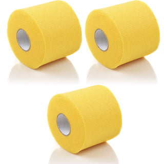 Howies Hockey Athletic Pro Grade Sports Pre-Wrap Tape - 3 Rolls - Yellow
