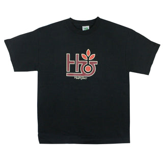 Habitat Skateboard T-Shirt Red Logo Black - Youth Kids Extra Large