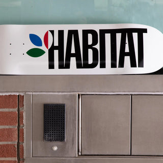 Habitat Skateboard Complete Apex Twin White 8.25" x 32.125"