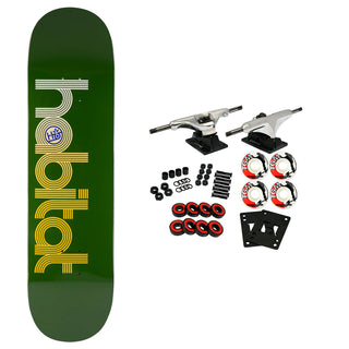 Habitat Skateboard Complete Horizon Lines Army 8.5" x 32.5"