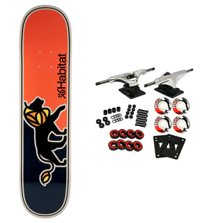 Habitat Skateboard Complete Lion Orange 7.75" x 31.625"