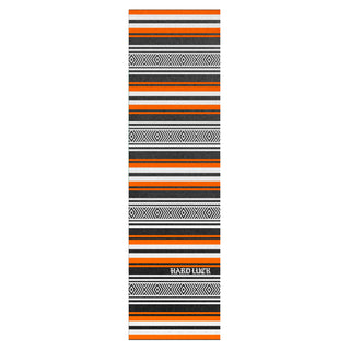 Hard Luck Skateboard Griptape Black/Orange 9" x 33"