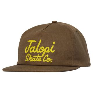 Anti Hero Skateboards Hat Jalopi Skate Co Medium Brown/Yellow Snapback