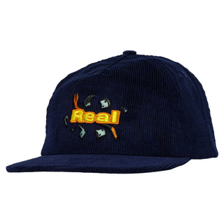 Real Skateboards Hat Deknobber Navy Snapback