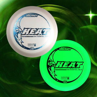 Discraft Disc Golf Glo Z Heat Distance Driver 9/6/-3/1 Glow/Magenta Hexagons 167-169g