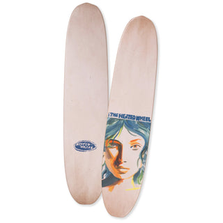 The Heated Wheel Skateboard Deck Team Polarizer Jacklyn 6" x 27.5" Retro Cruiser