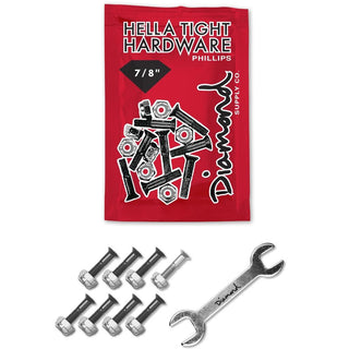 Diamond Supply Hella Tight Hardware and Wrench Combo Black 7/8" Phillips