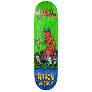 Heroin Skateboard Deck Aaron Wilson Bug 8.5" x 32.2"