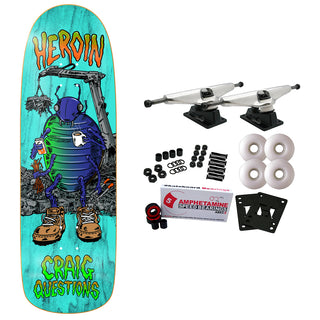 Heroin Skateboard Complete Craig Questions Bug 9.6" x 32.25"