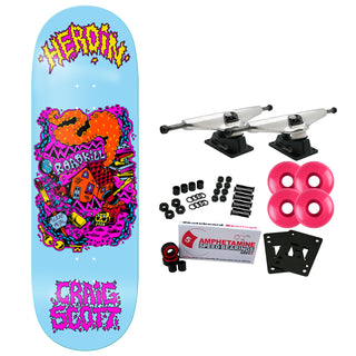 Heroin Skateboard Complete Craig Questions Scrap Metal 10" x 32.25"