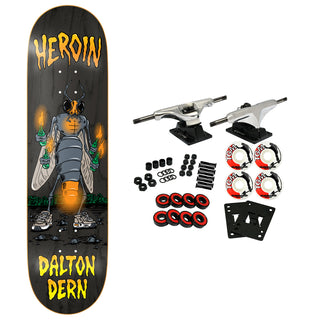 Heroin Skateboard Complete Dalton Dern Bug 8.38" x 32"