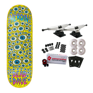 Heroin Skateboard Complete Dead Dave Eyes 10" x 32.425"