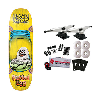 Heroin Skateboard Complete Pickled Egg 9.38" x 31.825"