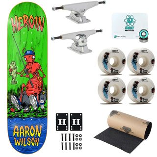 Heroin Premium Skateboard Complete Aaron Wilson Bug (Assorted) Ft. Krux/SML/Quantum