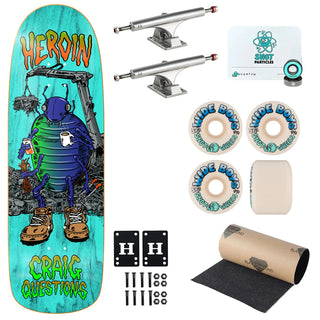 Heroin Premium Skateboard Complete Craig Questions Bug (Assorted) Ft. Ace/Snot/Quantum