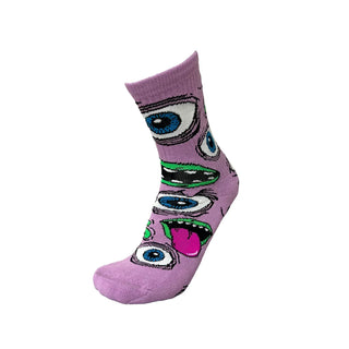 Heroin Skateboards Socks Mutant Purple