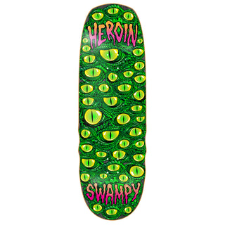 Heroin Skateboard Complete Swampy Eyes 10" x 32.6"
