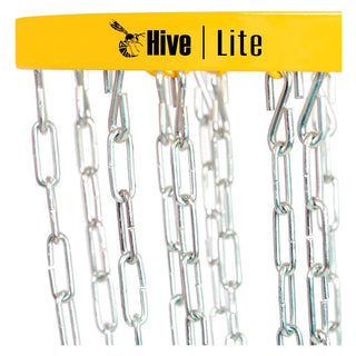 Hive Disc Golf Portable Practice Basket Lite Yellow