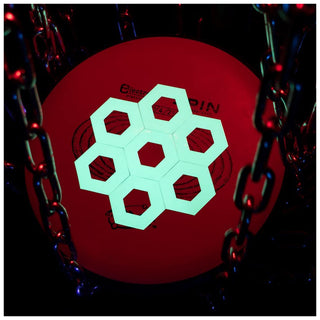 MVP Hive Firefly Glow Vinyl Sticker Sheet for Night Disc Golf  46 total stickers