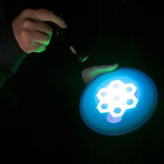 MVP Hive Firefly Glow Vinyl Sticker Sheet for Night Disc Golf 46 stickers - Choose Color