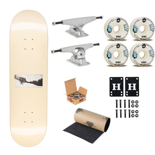Hockey Premium Upgrade Skateboard Nik Stain Take Off Beige 8.44" x 31.89" Krux Trucks, SML Wheels, Independent Bearings