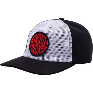 Hockey Skateboards Hat Sewer Reverse Trucker Black