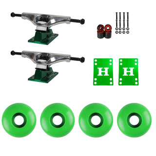 Core Hollow Truck and Wheel Package - 5.25 (8.0) / Green