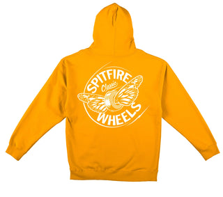 Spitfire Skateboard Wheels Hoody Flying Classic Butterfly Gold